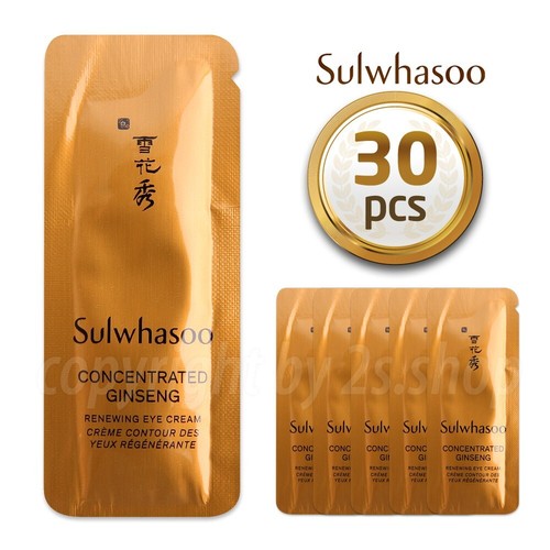 Sulwhasoo Concentrated Ginseng Renewing Eye Cream 1ml× 30pcs Korea