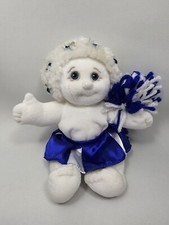 Vintage Dreamsicles Angel Hugs Cheerleader Cheer Bean Bag Plush 1999 Blue White