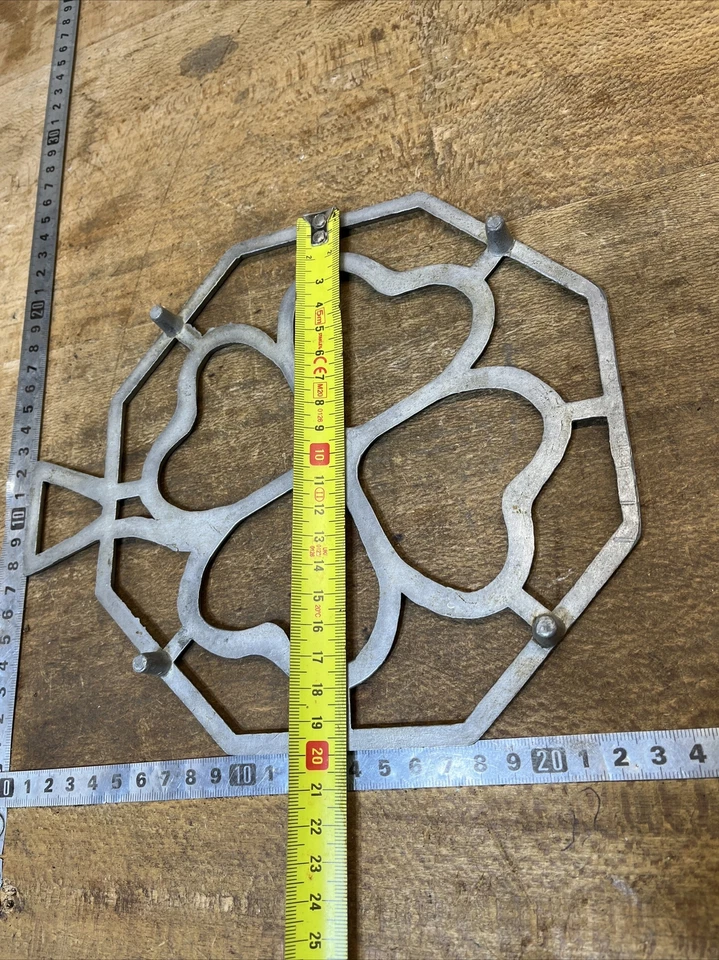 N. 6 Dessous repose plat aluminium outil cuisine ustensile décor vintage - Photo 4/4