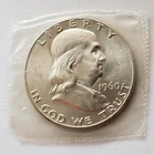 1960 P Franklin Half Dollar Uncirculated from original mint set