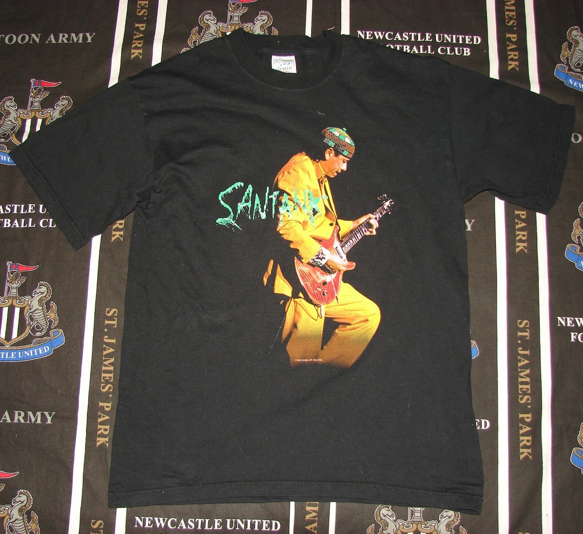 Santana Supernatural Tour Merch Screen Stars Shirt t-shirt 1999 