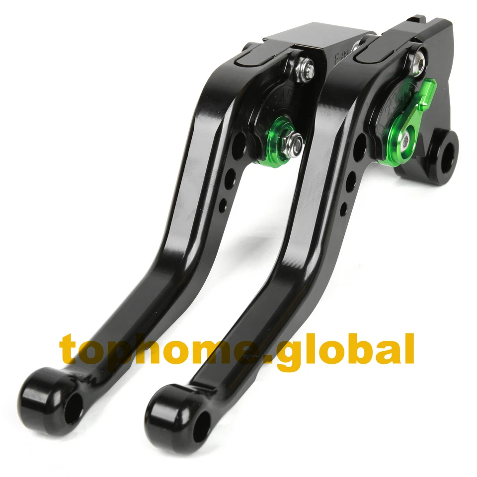 Alavancas de freio de embreagem curta CNC preto EUA para Kawasaki ZX6R ZX636 Z1000 2007-2018 - Imagem 3 de 4