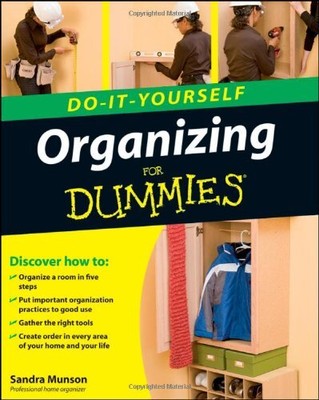 ORGANIZING DO-IT-YOURSELF FOR DUMMIES By Sandra Munson **Mint Condition**