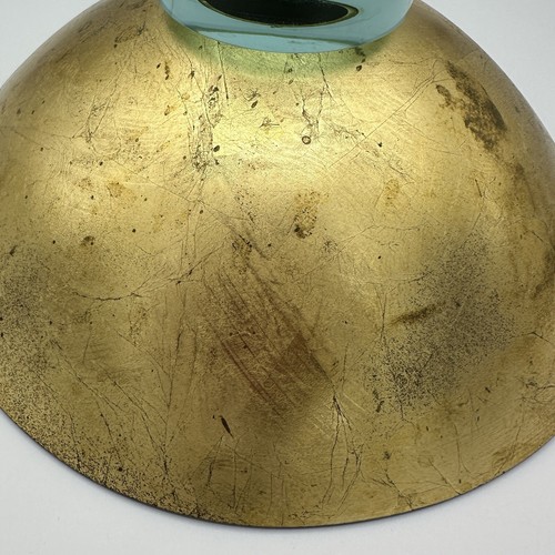 Salvatore Polizzi signiertes Kunstglas zeitgenössische Fußglasschale - Bild 5 von 6