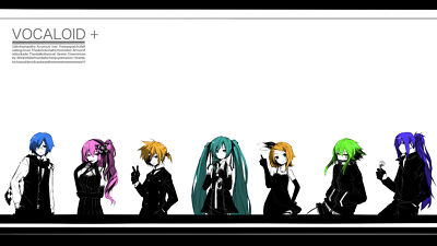 Anime gumi hatsune miku kagamine len rin kaito kamui Custom Gaming Mat Desk