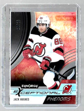 JACK HUGHES  2021-22 Synergy Hockey  #EP-JH  EXCEPTIONAL PHENOMS BLACK  08/10