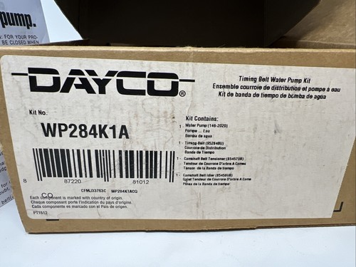 Dayco WP284K1A Water Pump Kit With Components And Belt, - Picture 2 of 11