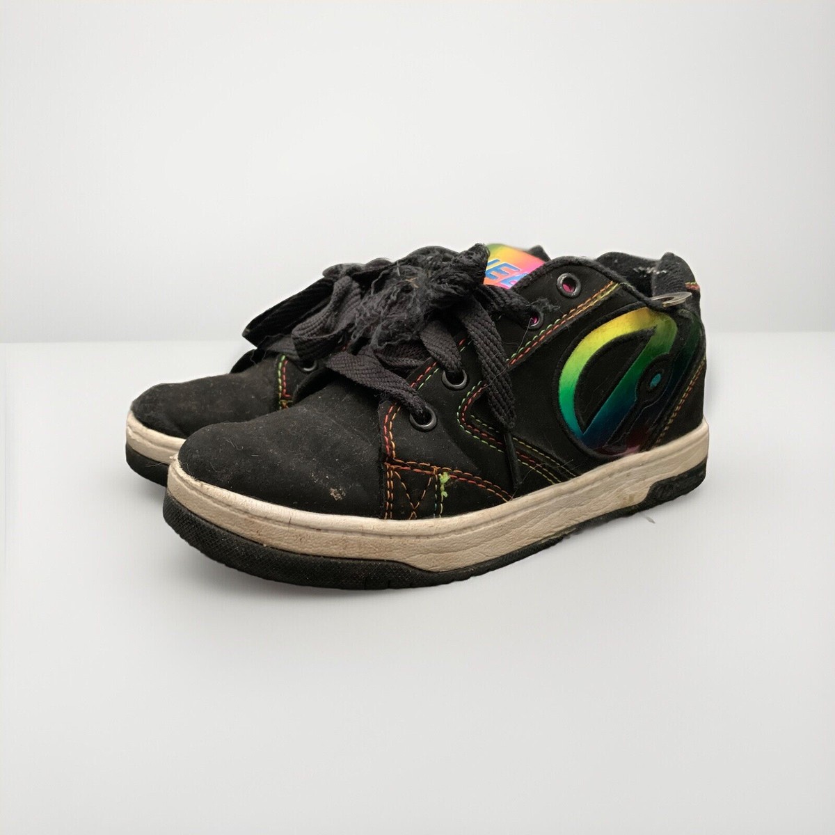 Heelys Propel 2.0 Wheeled Skate Shoes Black Rainbow US Kids 3 | eBay