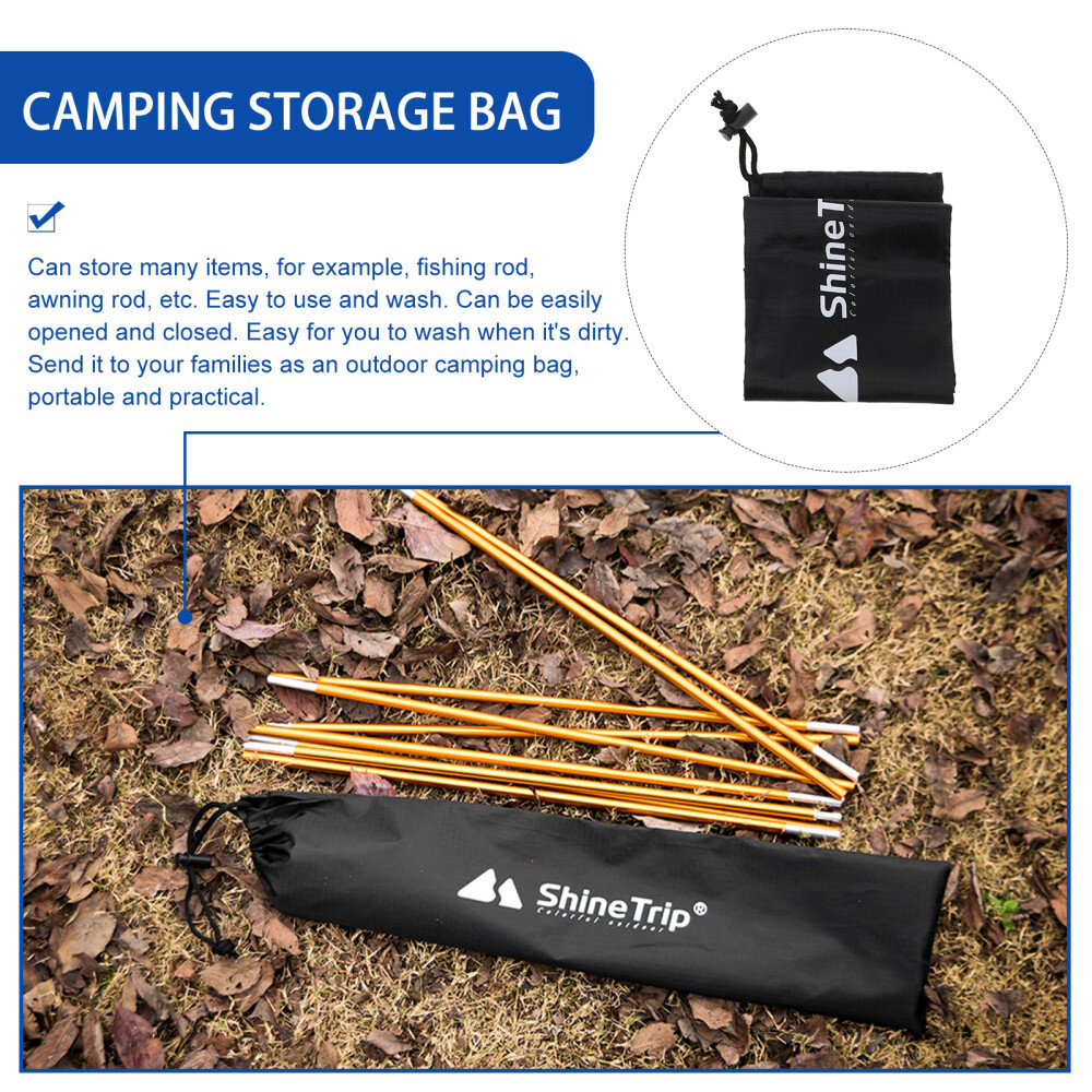Hiking Stick Carry Bag Tent Pole Trekking Poles Holder Portable Tote