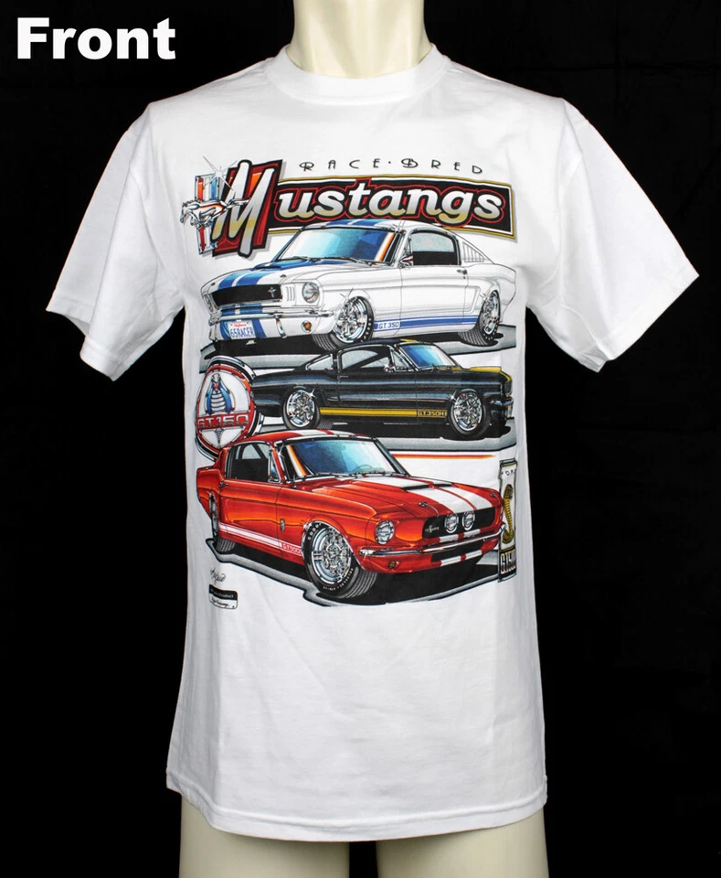 Ford Mustang Shelby GT500 Race 1969 Mach1 426 Copra Jet Muscle US Car T- Shirt - Bild 2 von 2