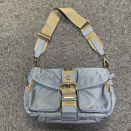 Prada shoulder bag light blue nylon - Picture 2 of 22