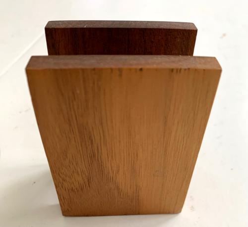 Vintage Latvian Coat of Arms Wood Letter Napkin Holder - Picture 3 of 3