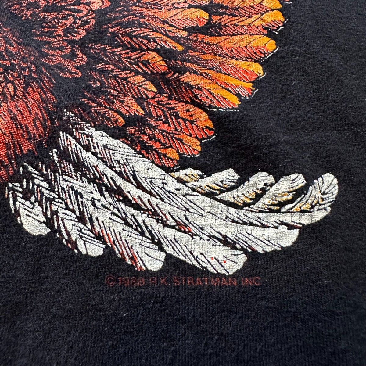 Harley Davidson 1988 Hawaii American Eagle Graphic T-Shirt L 