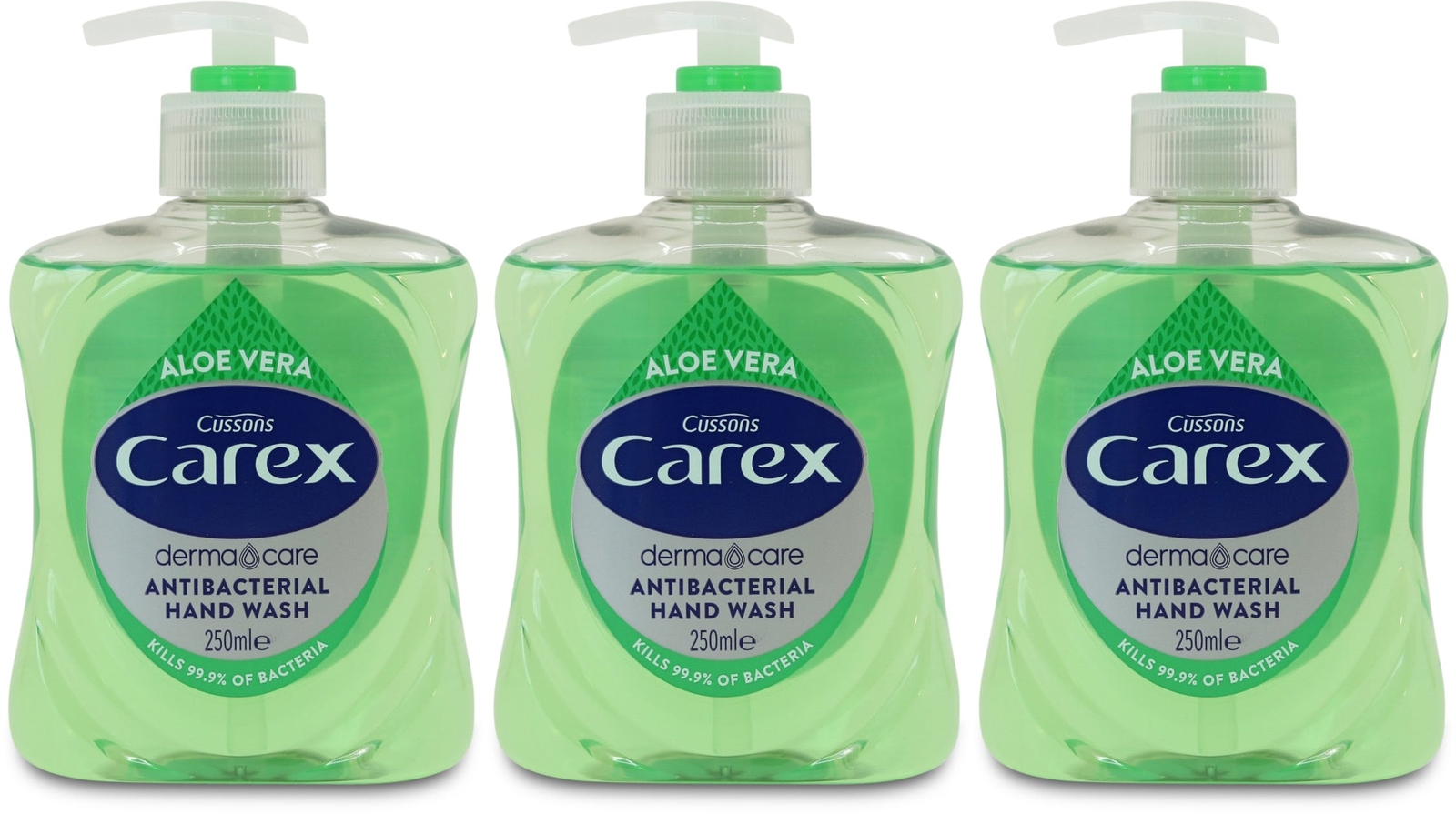 Carex Antibacterial Aloe Vera 250Ml - Image 3