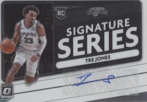 2020-21 Prizm Fast Break Rookie Autograph Tre Jones RC Auto PSA 10