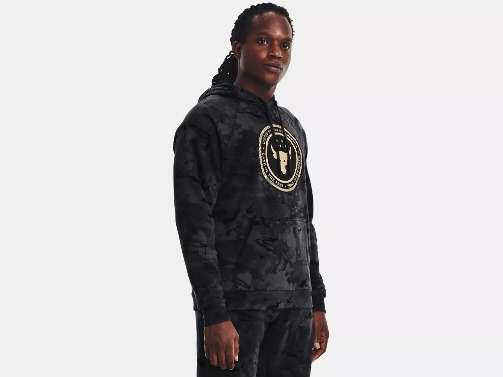 Under armour 2024 hoodie gold men