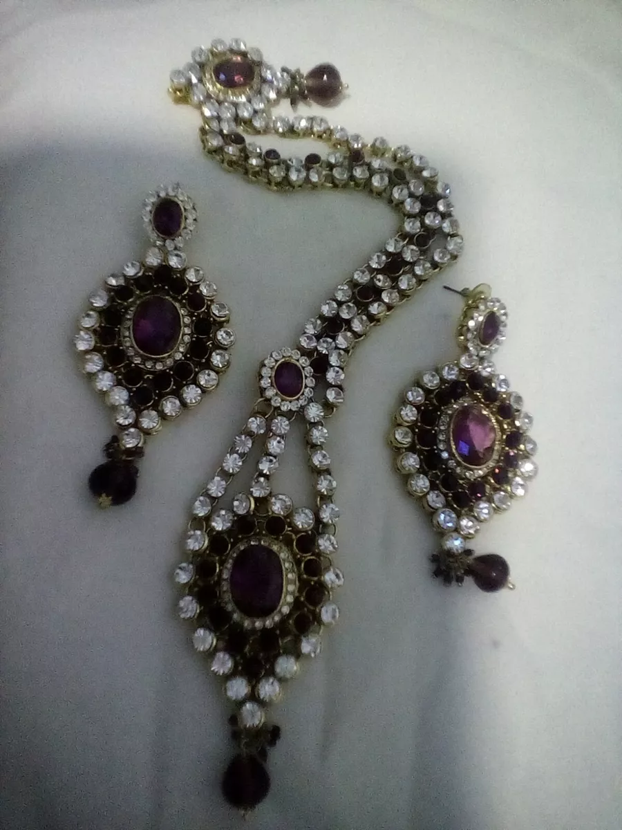 Asian jummar passa chain tikka with earrings jewelry eBay
