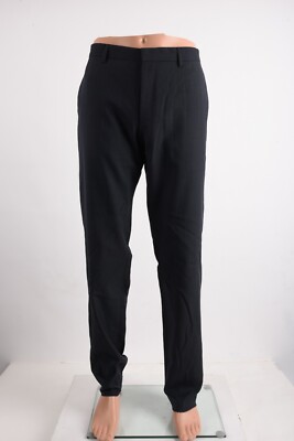 Hugo Boss Mens Wool Dress Pants Huge Peak Sz 42 Slim Fit Navy Blue NWOT