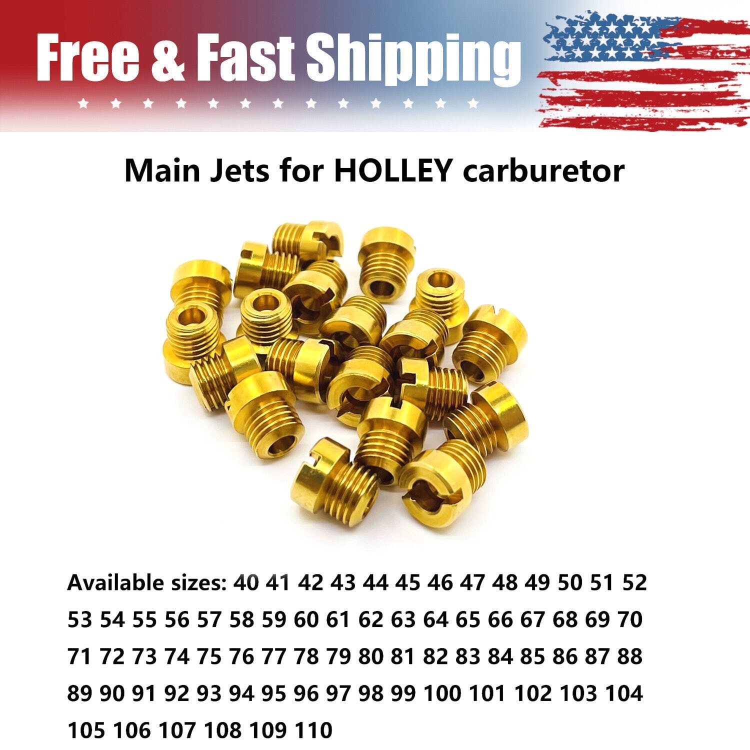 Holley Carburetor MAIN JETS KIT 40110 1/432 CHOOSE ANY SIZE 20 PACK