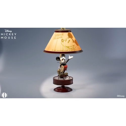 Bradford Disney Mickey Mouse Lamp Spinning Animation Base and