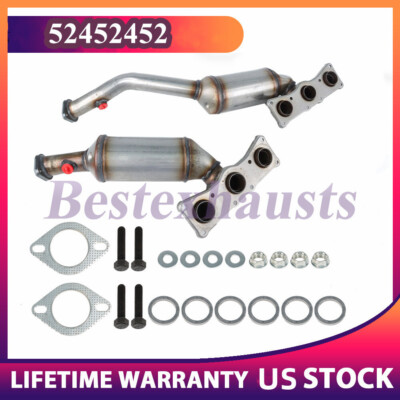 Manifold Catalytic Converter Direct Fit For 2007-2012 BMW 328i Bank 1 & Bank 2