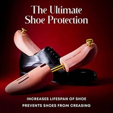 ROYAL HERITAGE MEN'S CEDAR SHOE TREES GROWN IN USA FITS 10.5-11.5