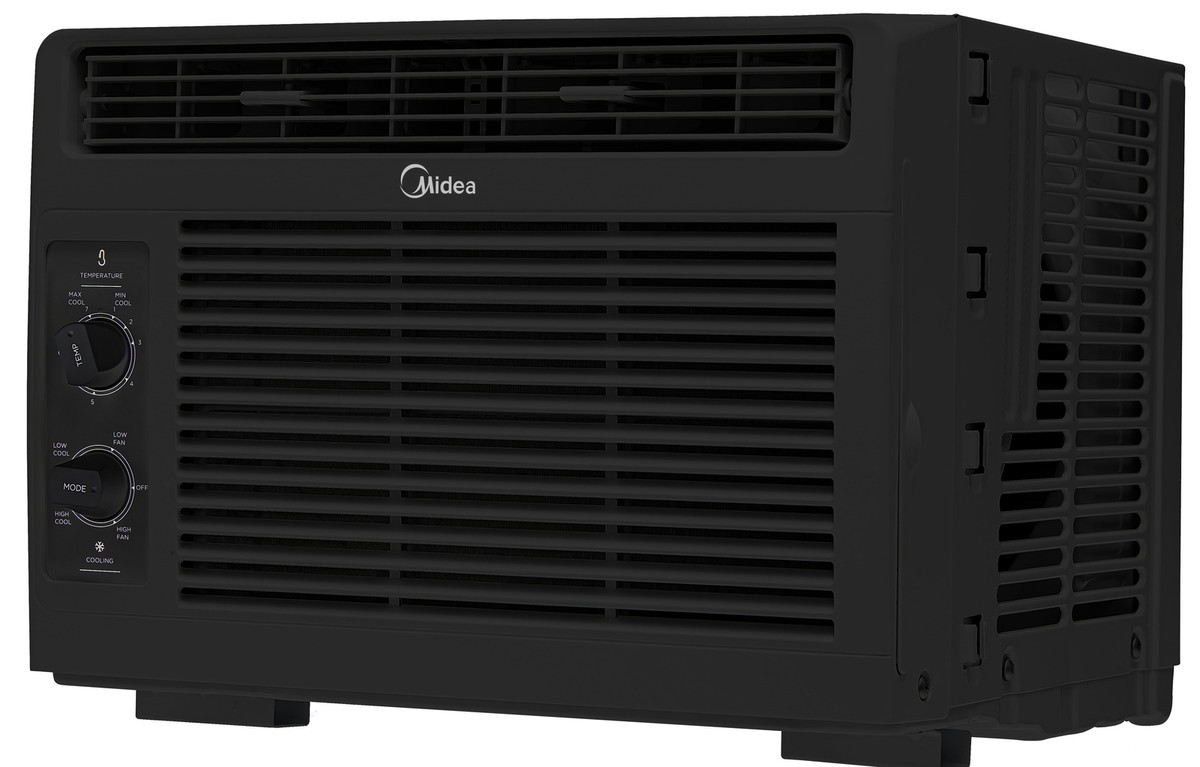 Midea 5,000 BTU 150 Mechanical Window Air Conditioner, Black,  MAW05M1WBL