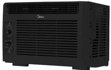 Midea 5,000 BTU 150 sq. ft. Mechanical Window Air Conditioner, Black, MAW05M1WBL