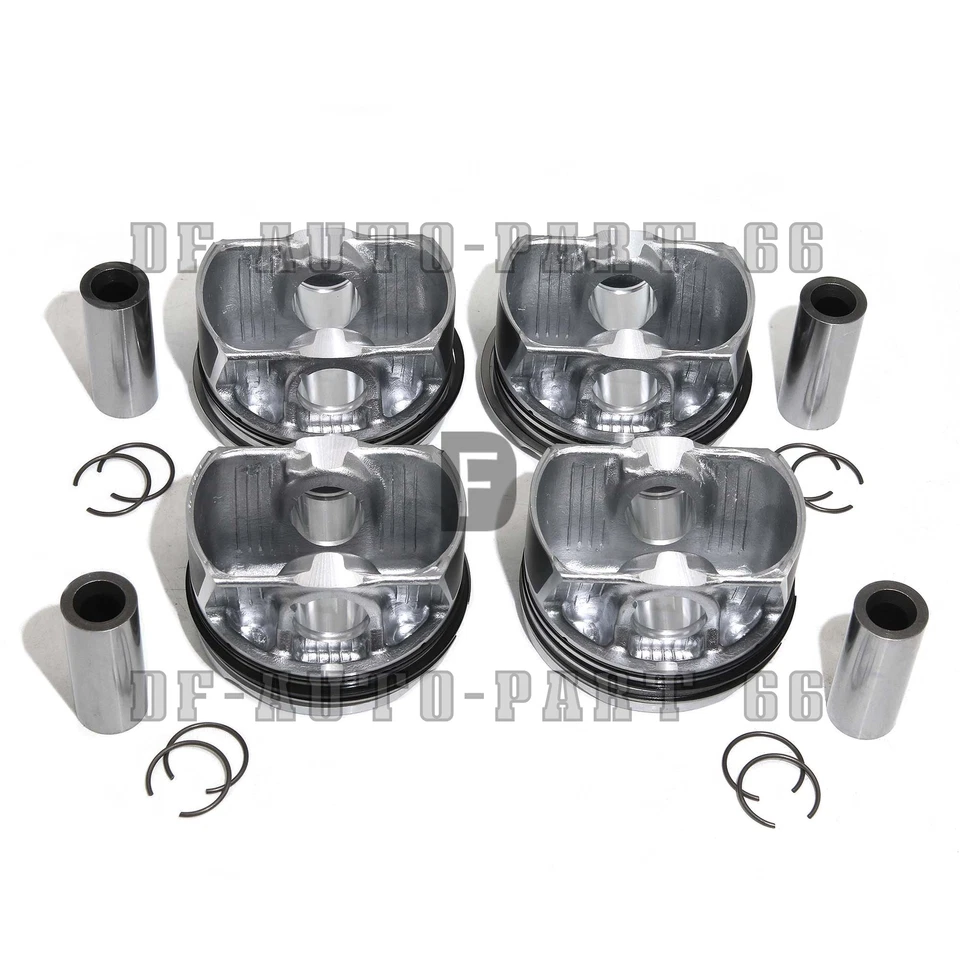 4x Anillos de pistones Φ84 mm/CR 10:1 para BMW 328i 428i X3 F30 F10 N20B20A 2.0T Foto 4 de 4