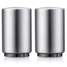 2x Automatic Beer Soda Bottle Opener Stainless Steel Magnetic Bottle Cap Opener