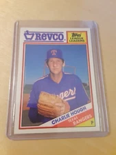 1988 Topps Revco #32 CHARLIE HOUGH, Texas Rangers Baseball Card. SP, RP, CP(NM)