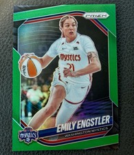 2025 Panini Prizm WNBA - Emily Engstler #84 Green Prizm - WASHINGTON MYSTICS