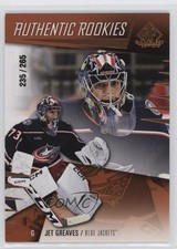 2023 Upper Deck SP Game Used Authentic Rookies Bronze /265 Jet Greaves #255 1r1g