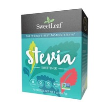 Stevia Sweetener 70 Packets by Sweetleaf Stevia