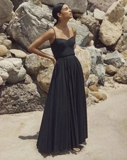 G Label by Goop Rosie Skinny Strap Maxi Dress Size 2