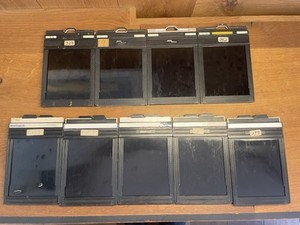 *Exc+5* Fidelity 4x5 Cut Film Holder Lot of 5 Elite & Lot of 4 Deluxe From Japan