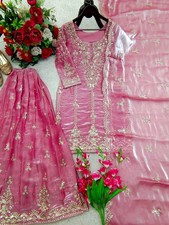 New Designer Party Sharara Suit  Dupatta Set