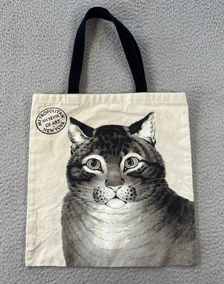 Metropolitan Museum Of Art The Favorite Cat Tote Bag 15x14 Inches
