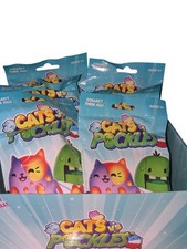 Lot Of 6 New Cats vs Pickles Collectible Plush Toy Surprises STOCKING STUFFERS 