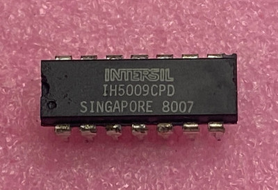 Intersil IH5009CPD Virtual Ground Analog Switch Integrated Circuit