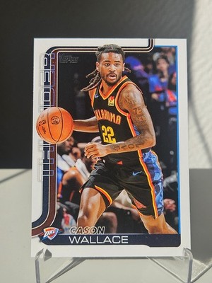 Topps NBA Flagship 2025-26 Cason Wallace OKC #119