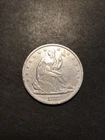 1872. Liberty Seated Half XF Details Obverse Scratch PBW-26