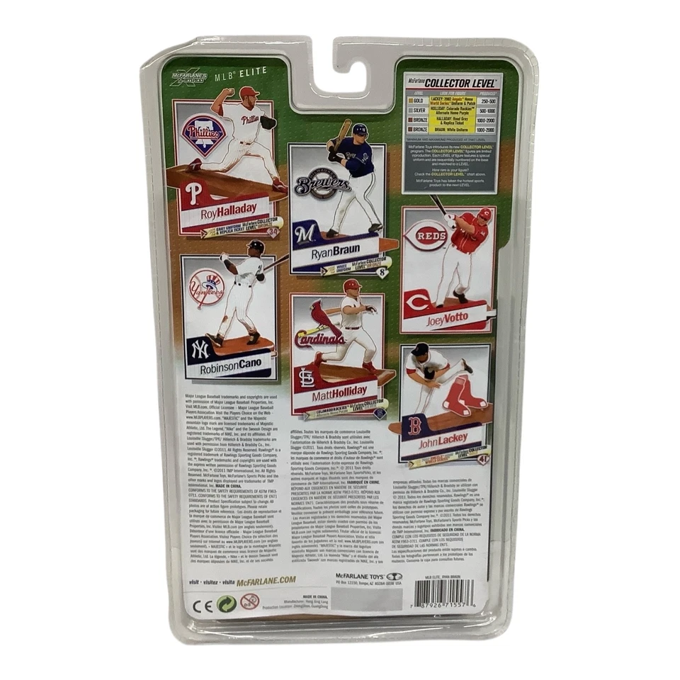 2011 #8 Ryan Braun Milwaukee Brewers McFarlane Elite Estatuilla y Base Nuevo Foto 2 de 4