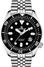 LORENZ SHARK 3 030138AA Orologio Uomo Automatico Jubilée Zaffiro Nero Sub 200m