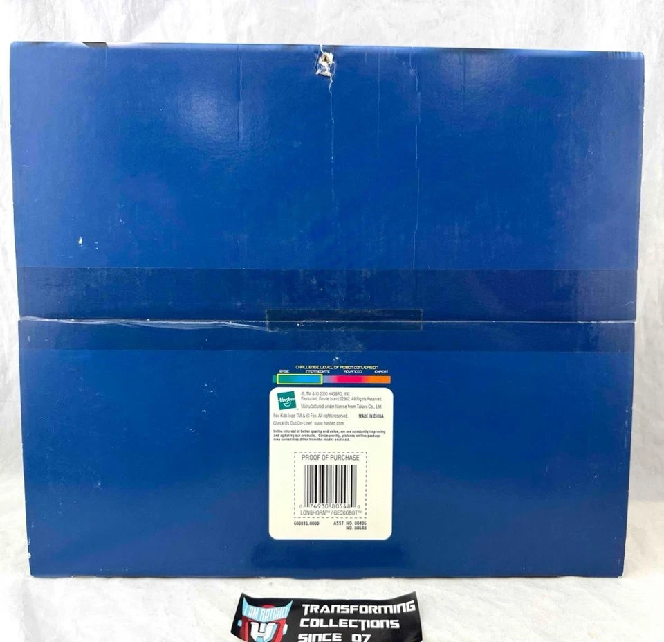 Transformers 2000 Beast Machines 2 Pack Maximal Geckobot and Longhorn MOSC - Image 2 of 2