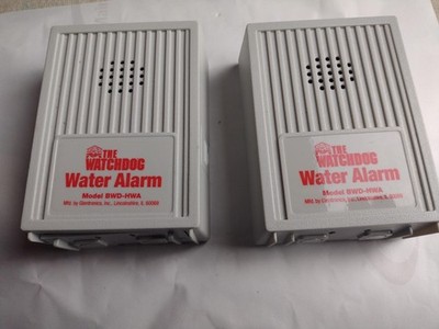 2x Watchdog Water Alarm Glentronics BWD-HWA Basement