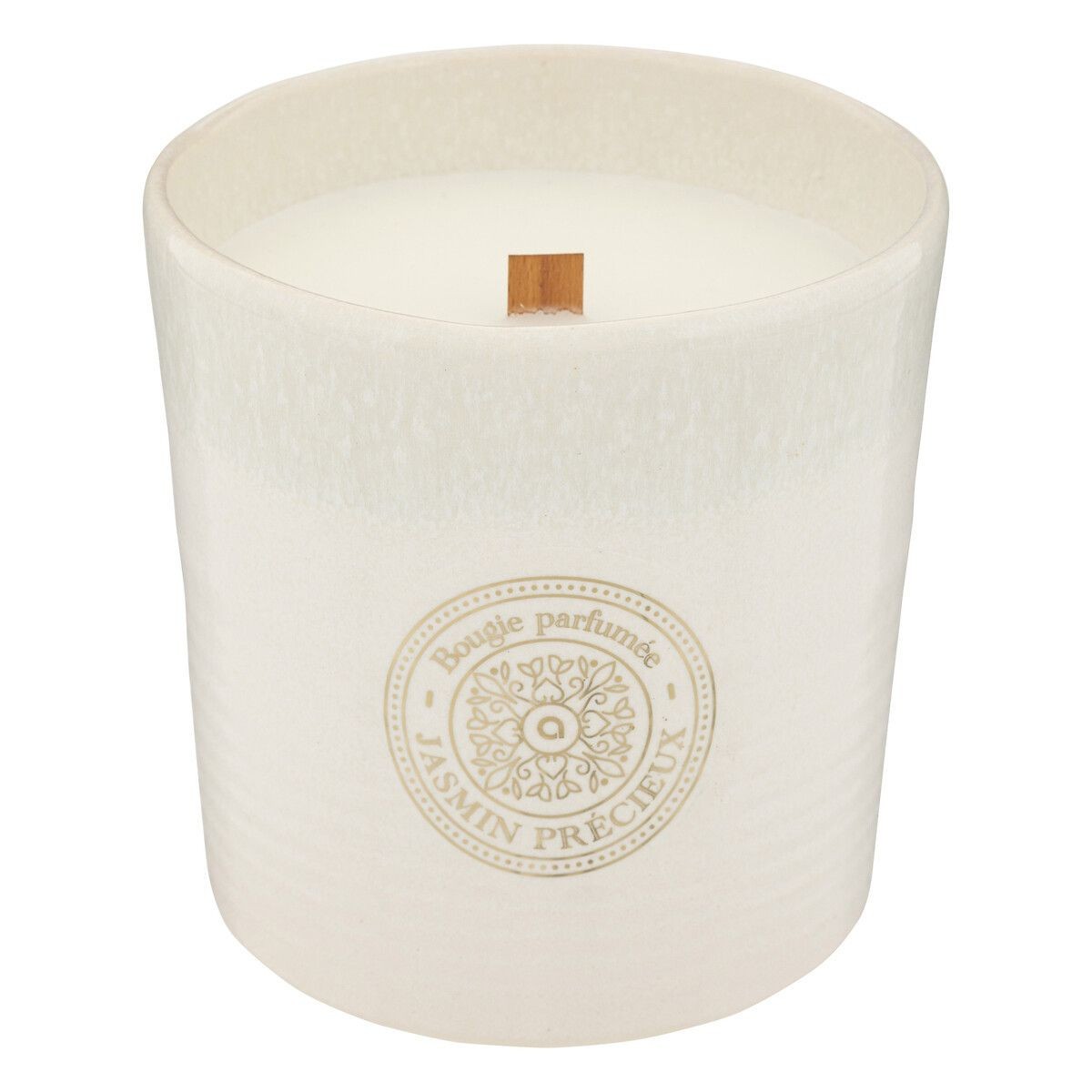 Bougie Parfumée Jasmin Précieux Marco 620g en pot de verre