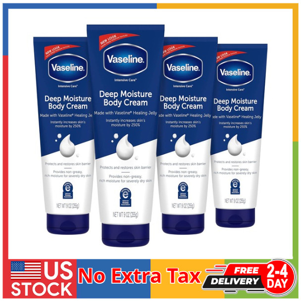 Intensive Care Body Cream Deep Moisture 4 pk with Healing Pe