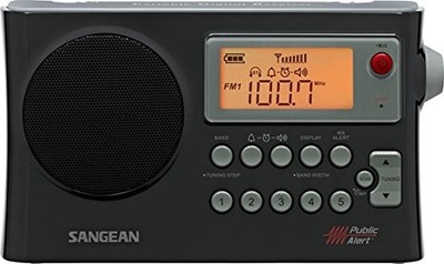 Sangean PRD4W Portable AM/FM Weather Alert Radio