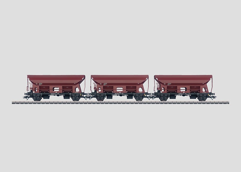 Marklin 46315 HO NS "Side Dump" 3-Car Set, w/Coal Load, Factory Weathred NIB OVP